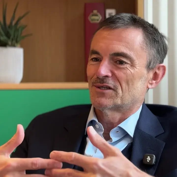 Nick Hampton, chief executive of Tate & Lyle, speaking during the interview Nick Hampton, chief executive of Tate & Lyle, speaking during the interview