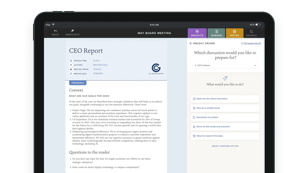 Board Portal Insight Driver Board Portal Insight Driver
