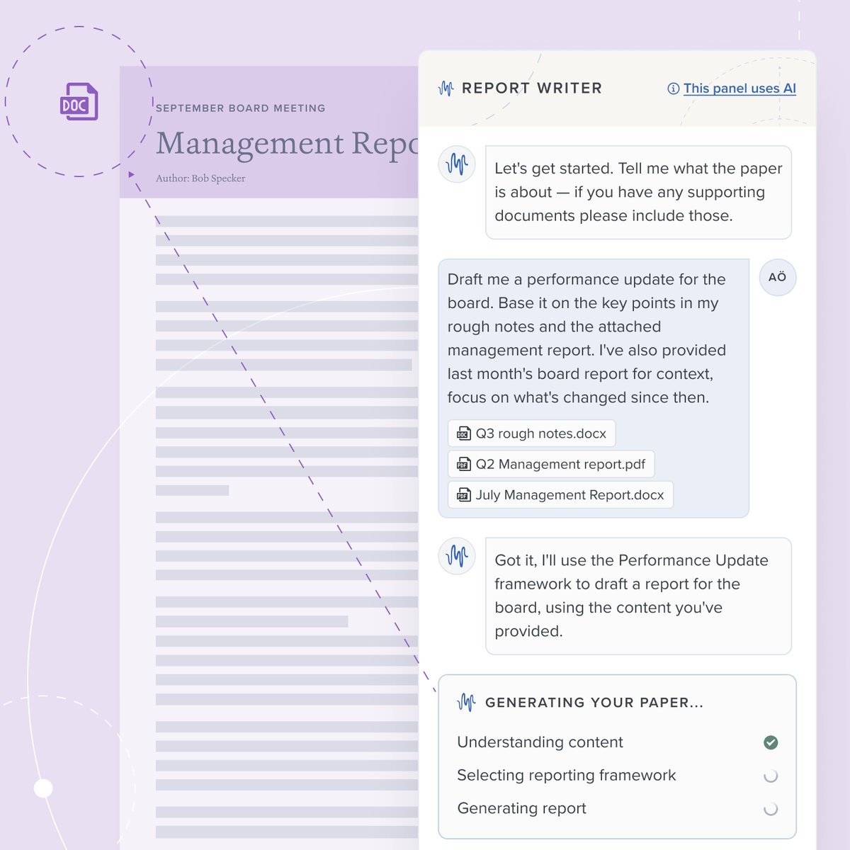 ReportWriter_ReportGeneration_Purple ReportWriter_ReportGeneration_Purple