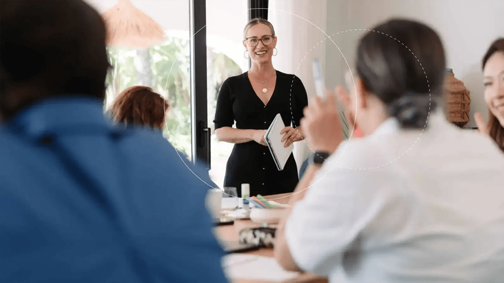 Ann Hiatt leder en workshop inom organisationsutveckling Ann Hiatt leder en workshop inom organisationsutveckling